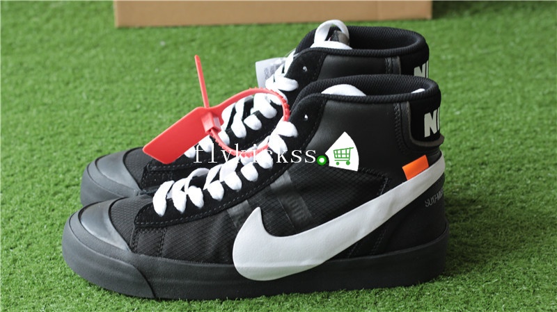 Off White x Nike Air Blazer Mid Black